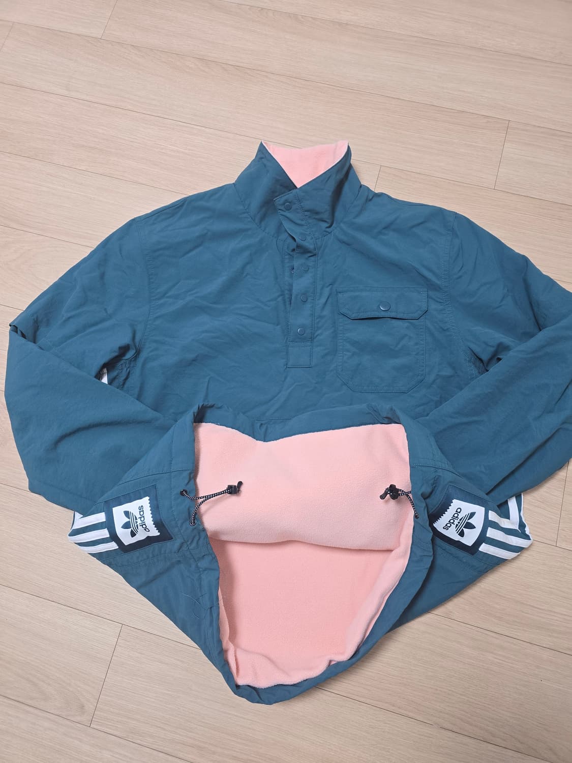 아디다스 오리지널스 플리스 라인 아노락 풀오버 (리버시블) 상품이미지4