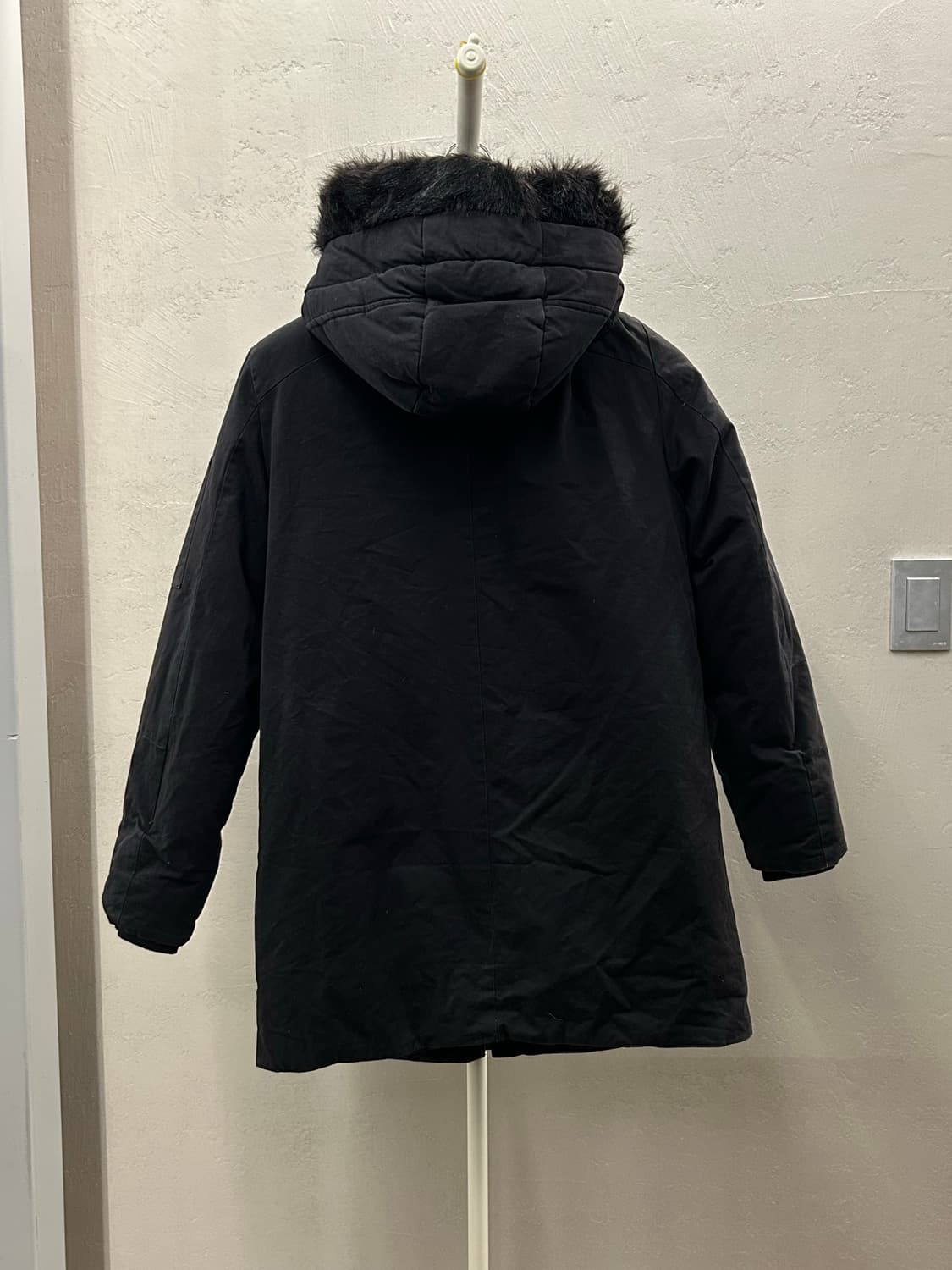 캘빈클라인 진 블랙 후드 패딩 점퍼 상품이미지6