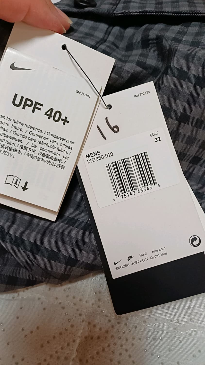 나이키골프 미사용 드라이핏 반바지 실측31인치 기장51 상품이미지3