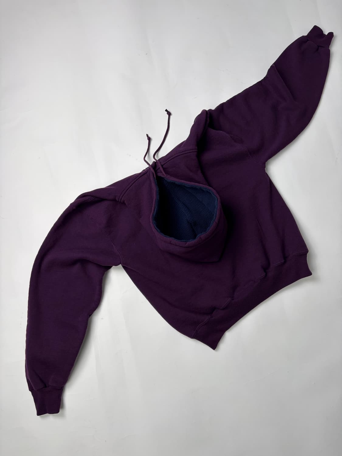 90s Russell Button Hoodie (purple) 상품이미지2