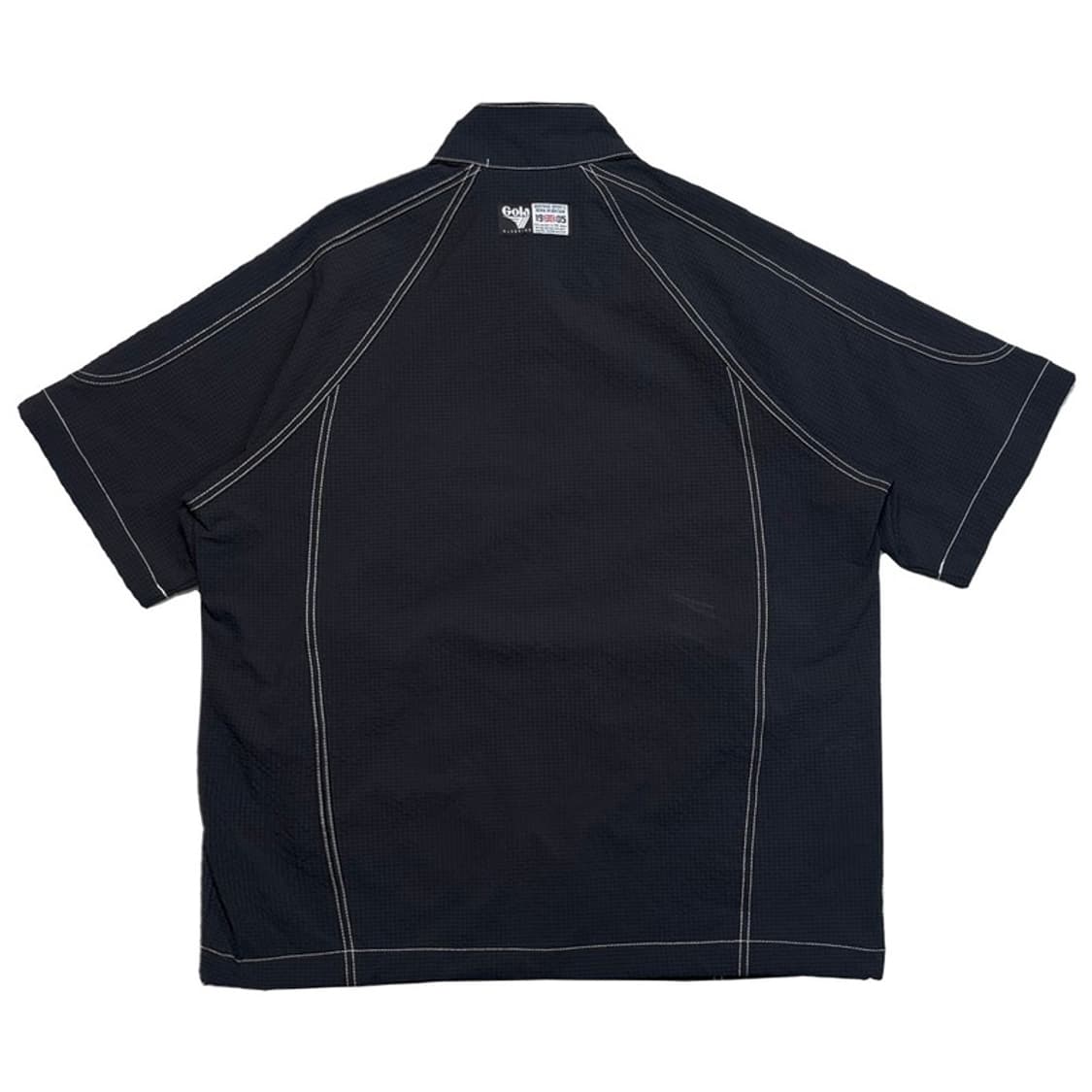 GOLA seersucker 아노락 반팔티 블랙 L 상품이미지9