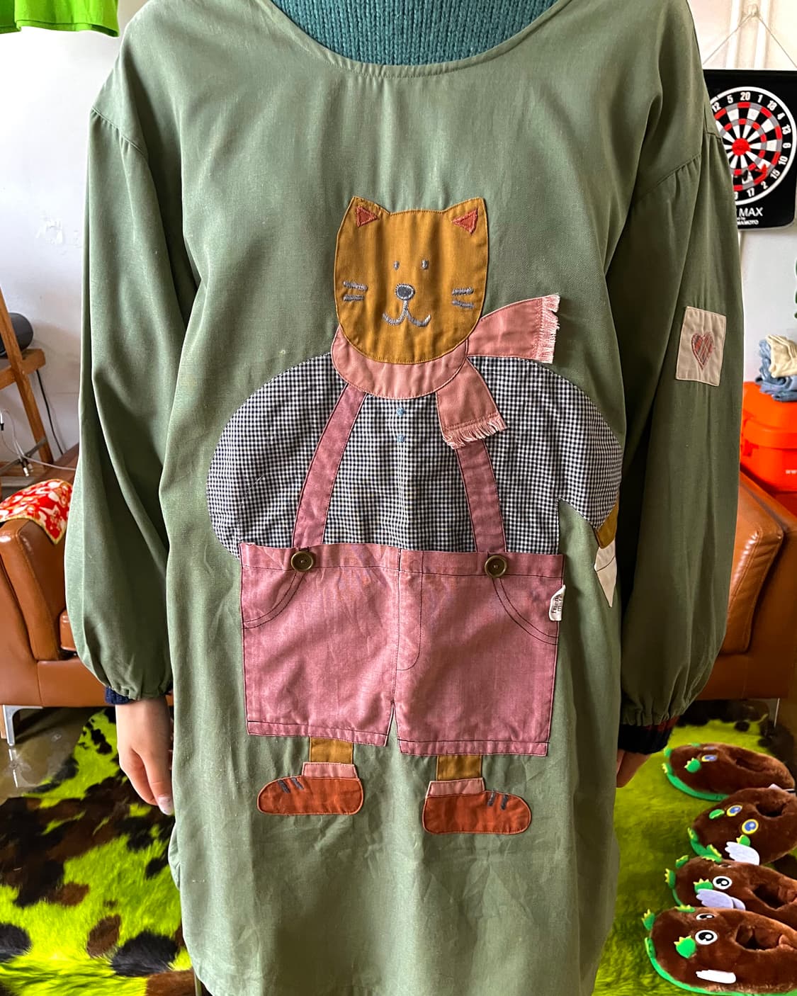 ~1990s JPN Vintage Patch-Work Apron 상품이미지2