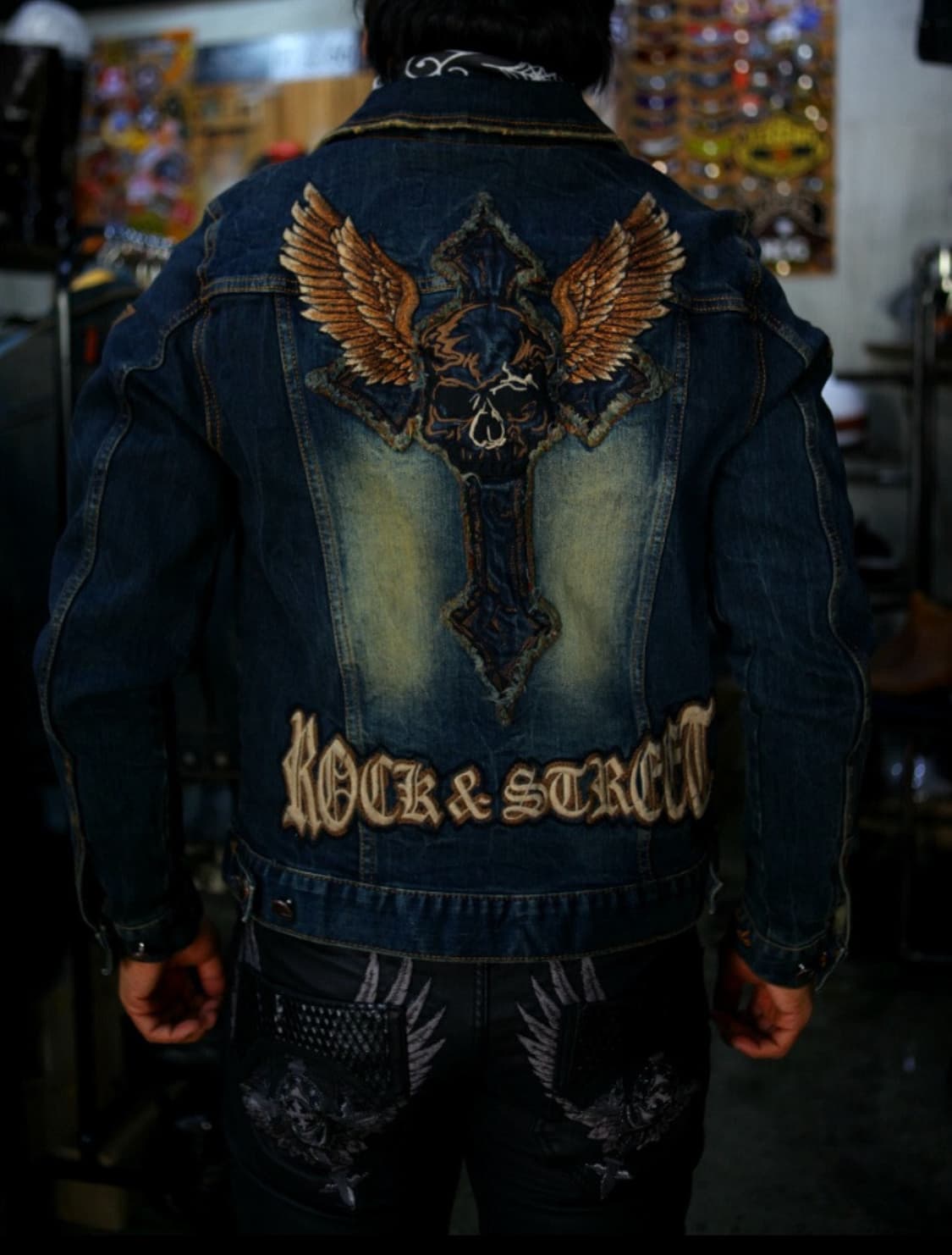 워싱자수 청자켓  상품이미지7