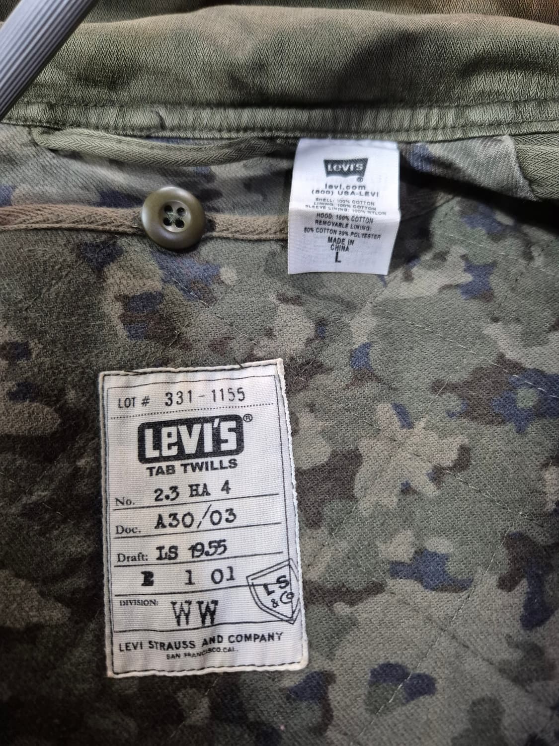 리바이스 남자 야상점퍼 L 상품이미지9