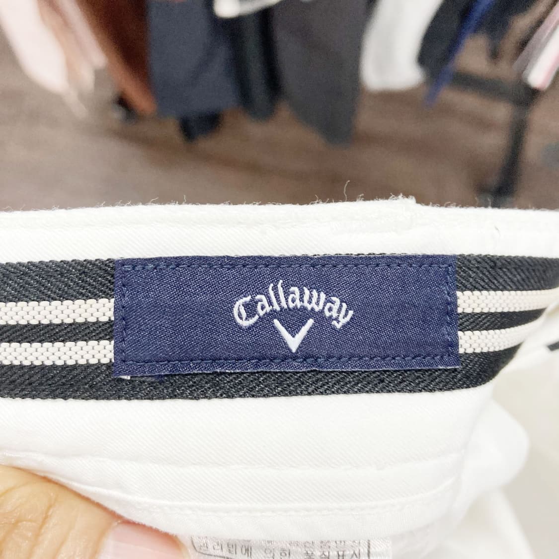 캘러웨이 남성골프팬츠 춘추 화이트34  상품이미지4