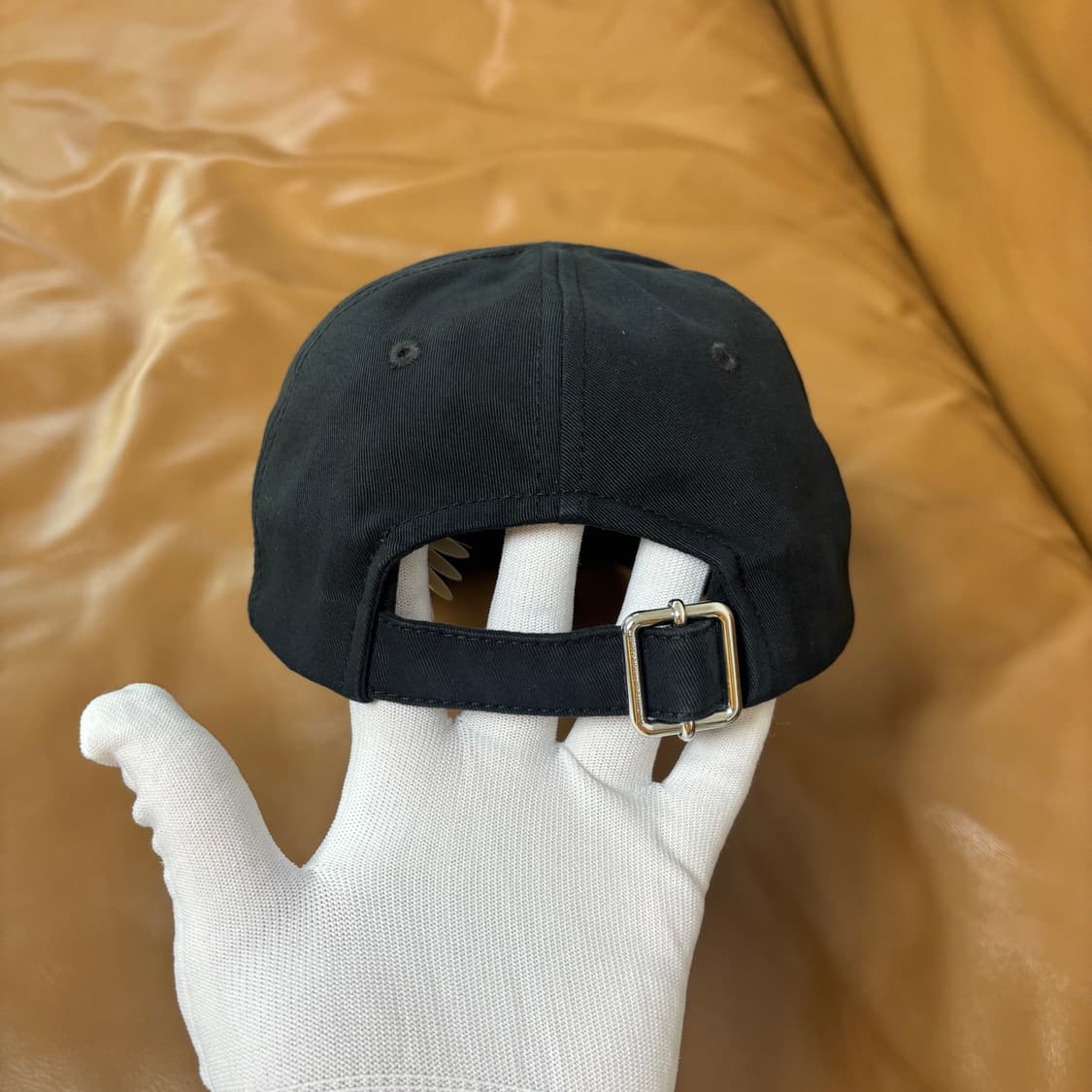 오프화이트 6패널 볼캡 모자 애로우 블랙 상품이미지7