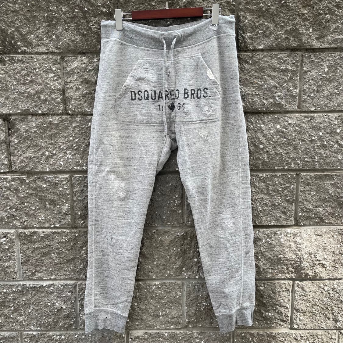 [M] DSQUARED2 디스트로이드 기모 조거팬츠 상품이미지1