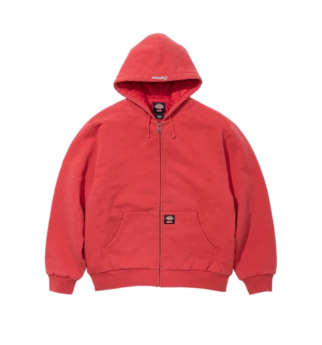 슈프림 디키즈 퀼티드 집업 후드 m 상품이미지1