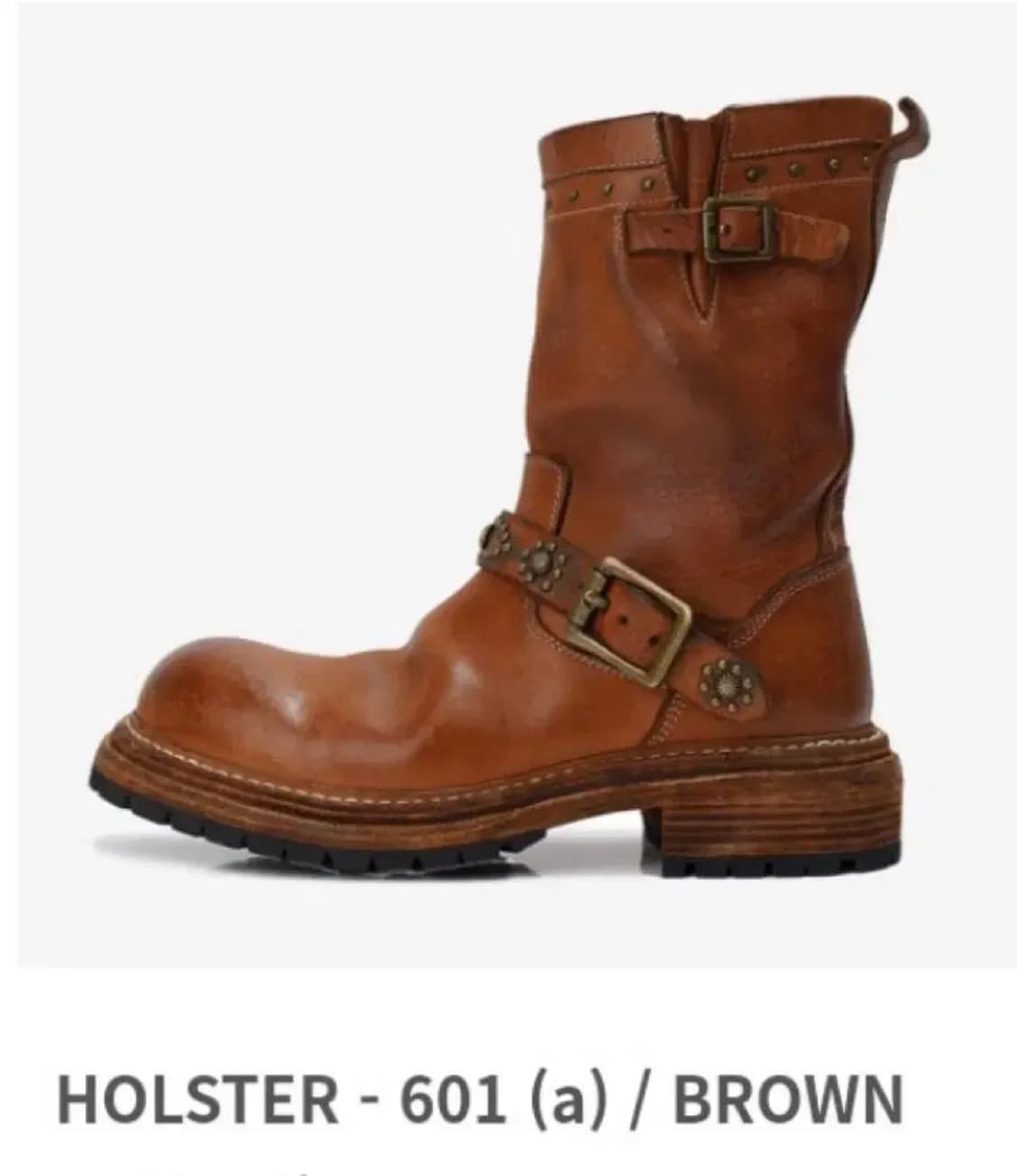 킨치 인세인개러지 홀스터 부츠 브라운 285 상품이미지5
