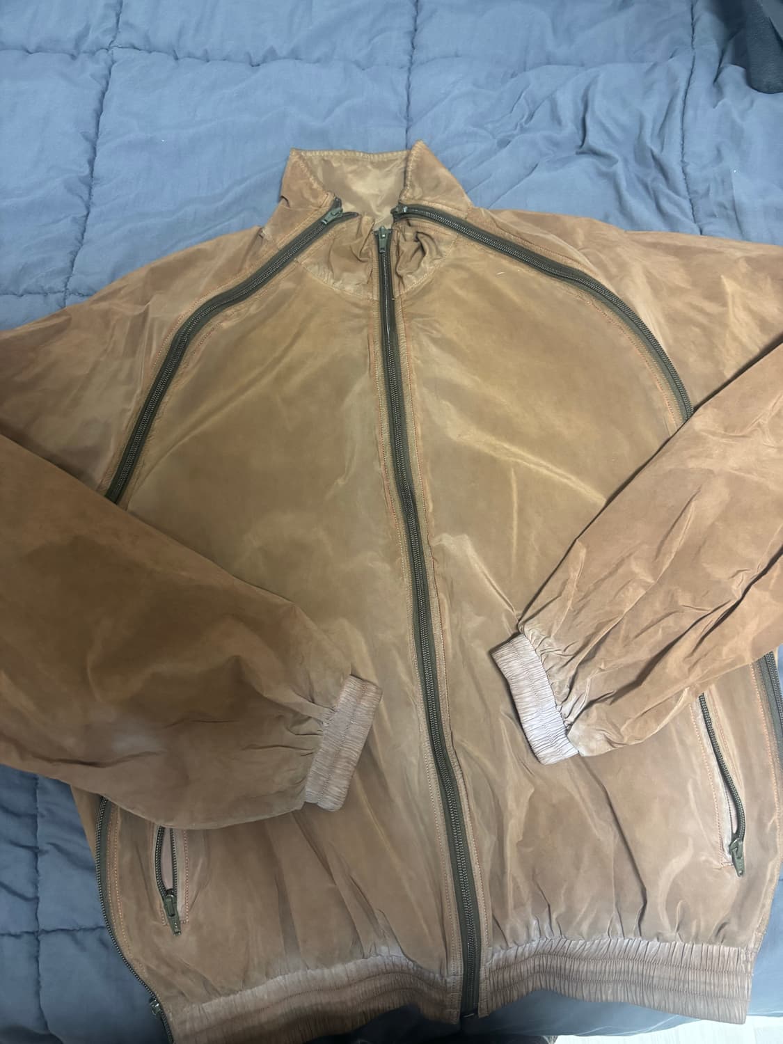 다이리쿠 서프 빈티지 스키 블루종 더트 브라운 상품이미지4