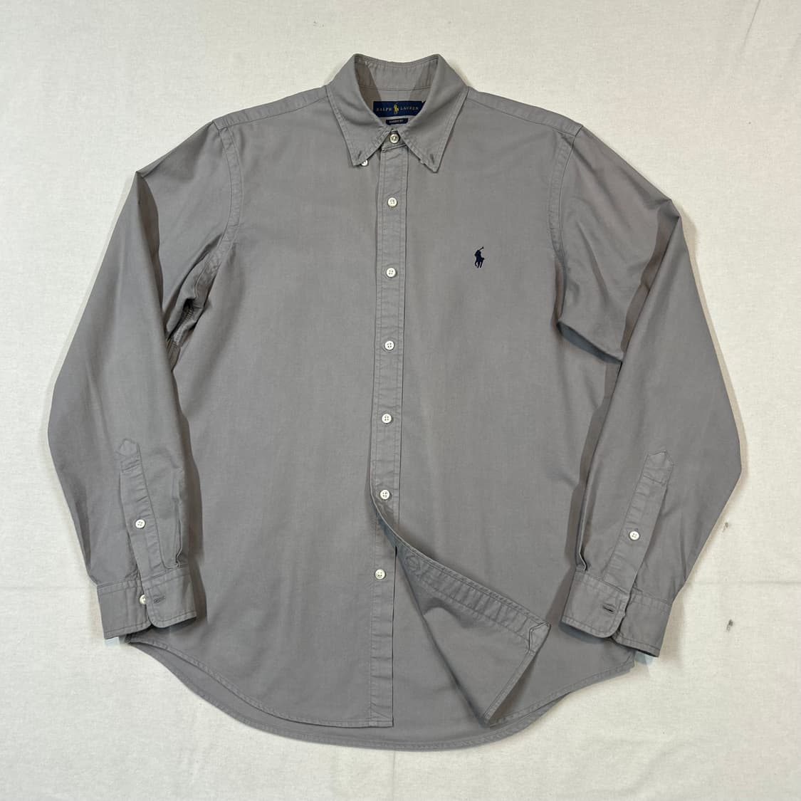 M) 폴로 랄프로렌 클래식핏 가먼트다이 셔츠 큐알탭 신형 상품이미지1