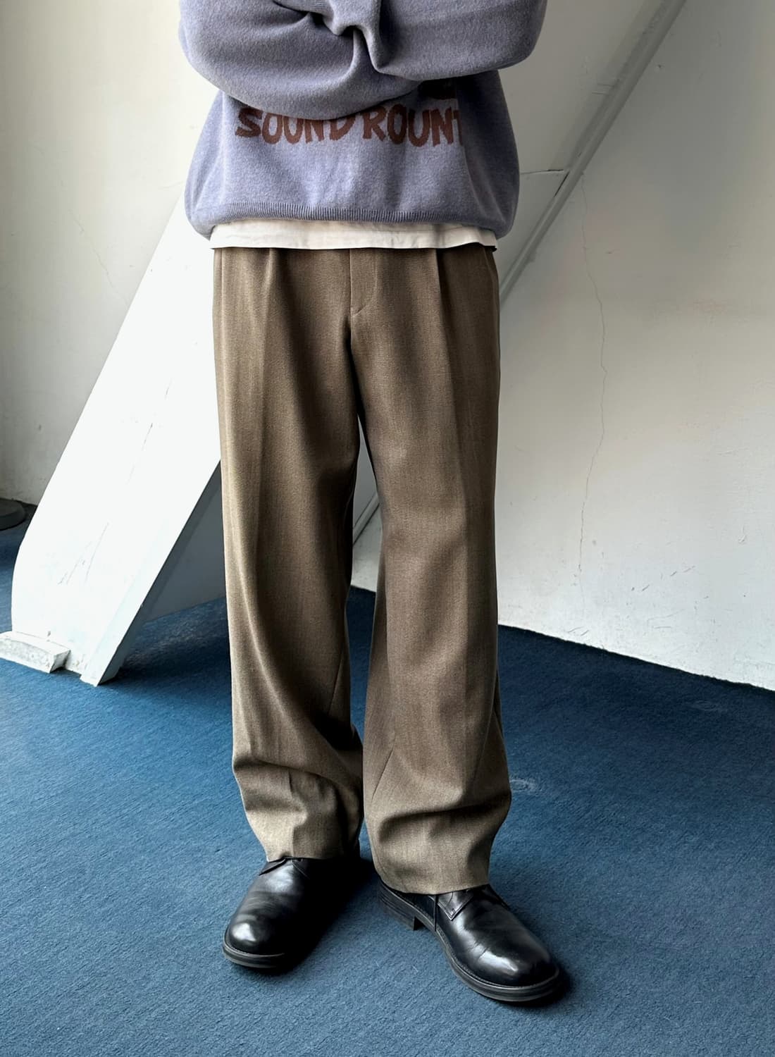 Light wool 2 pleats trouser 상품이미지4