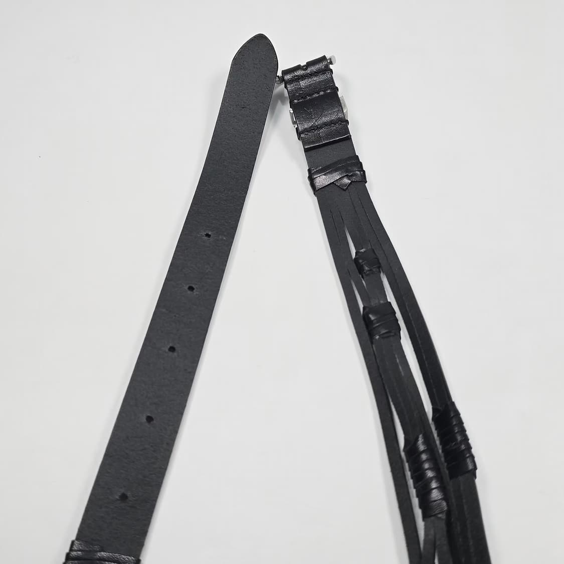 생로랑 브레이디드 레더 벨트 (70)  상품이미지5