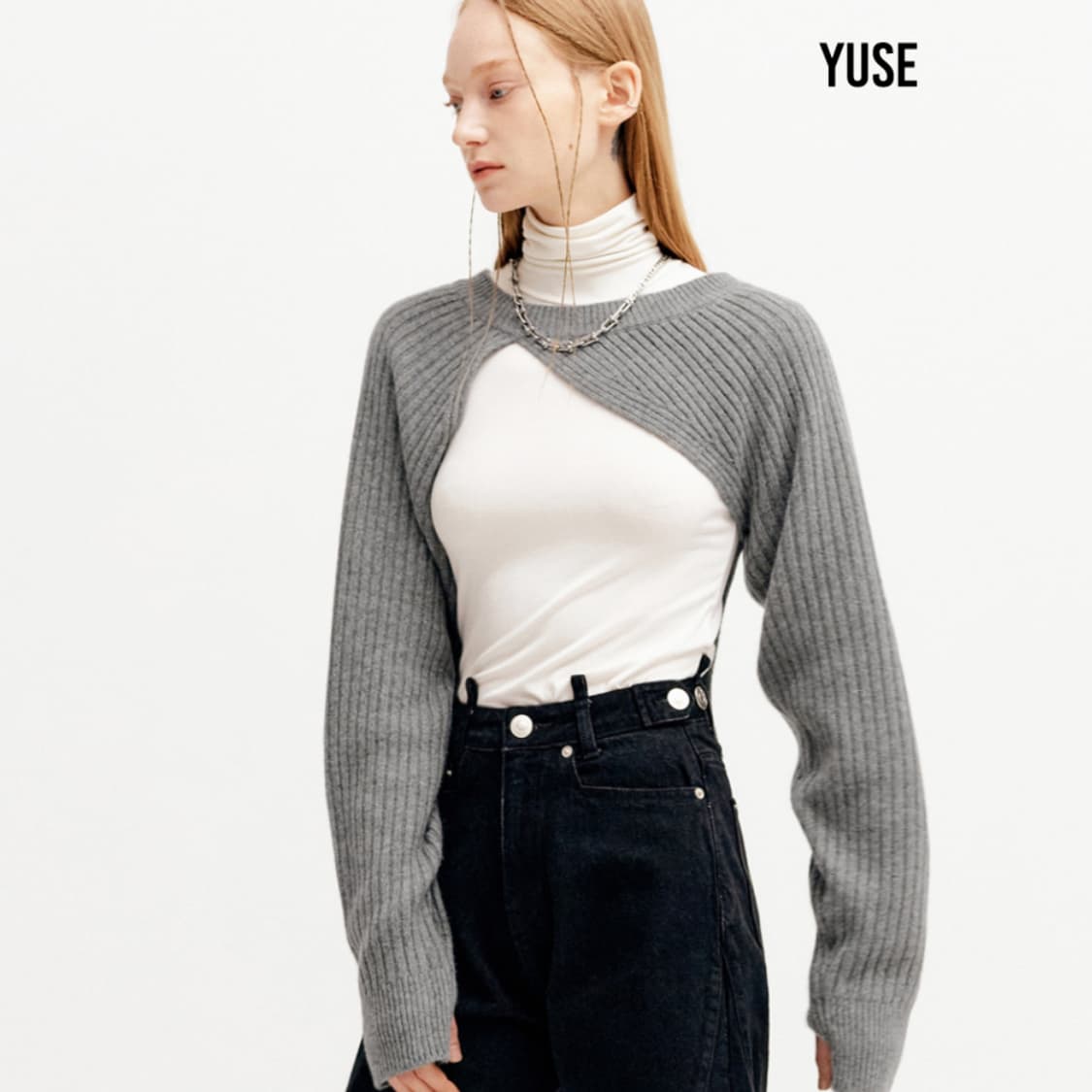 유즈(YUSE) 캐시울 언발란스 볼레노니트 55-66 상품이미지2