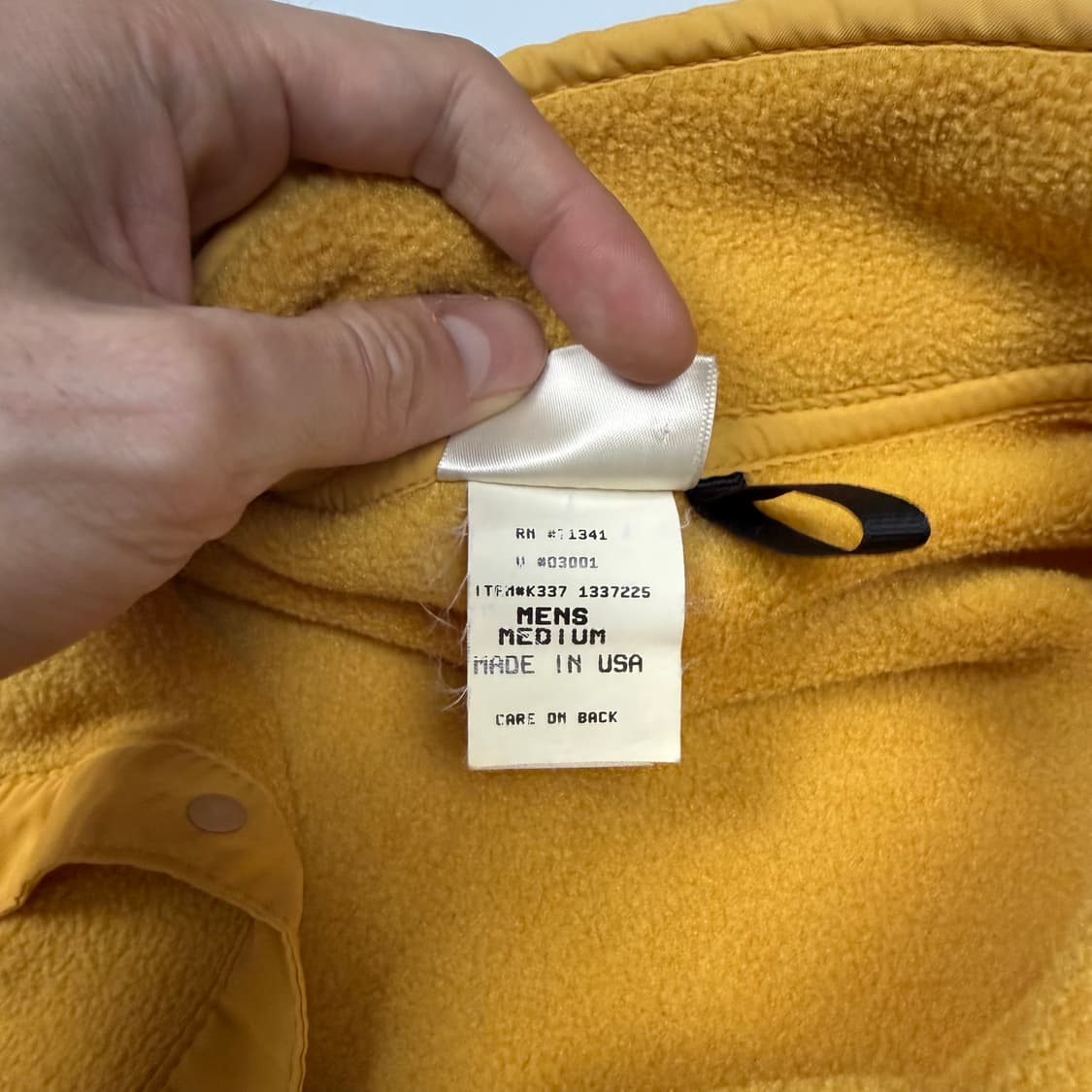 (105) 80s 엘엘빈 플리스 풀오버 옐로우 상품이미지7