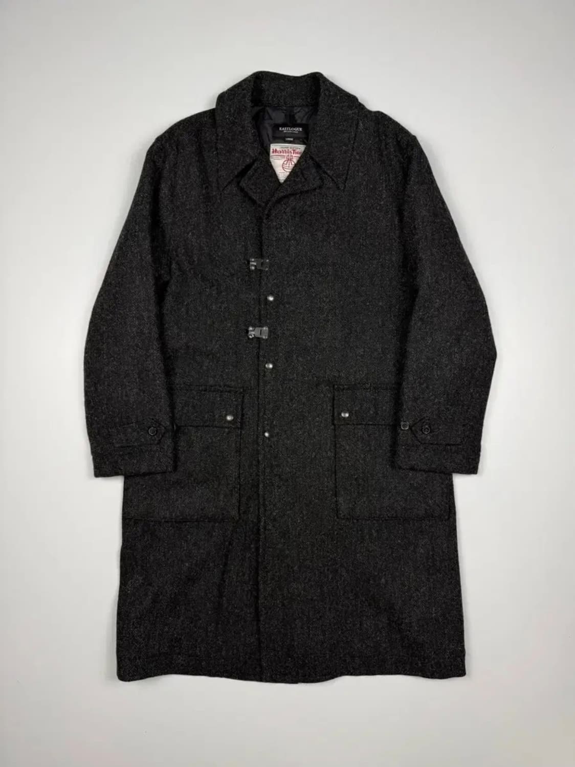 (105) 이스트로그 해리스트위드 오피서 코트 상품이미지1