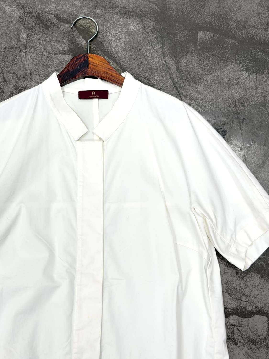 아이그너 컬러 블록 셔츠 드레스 상품이미지3