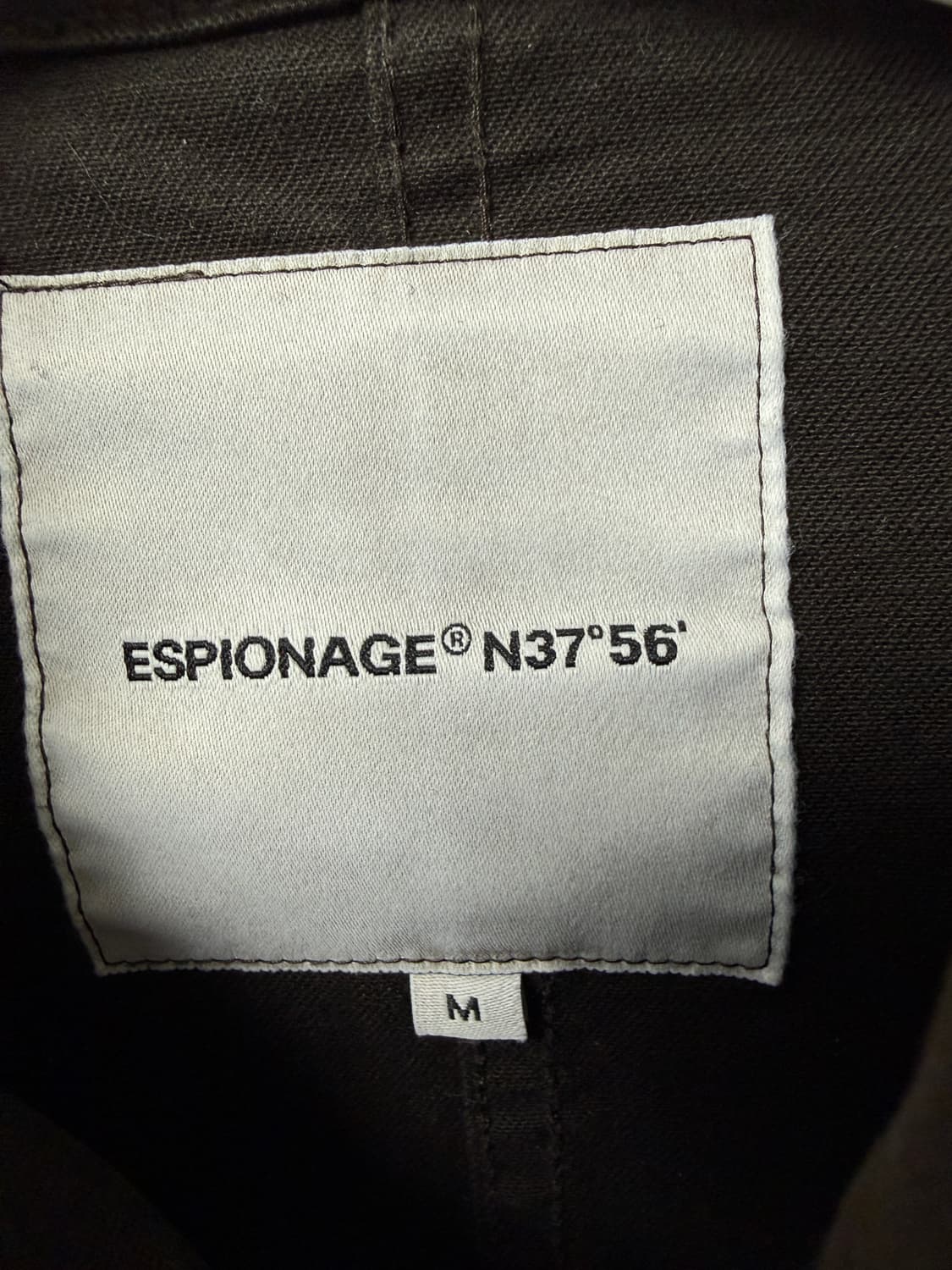 에스피오나지 몰스킨 프렌치 워크자켓 브라운 남자 M사이즈 상품이미지3