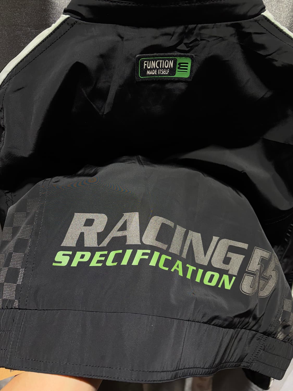 L EXR 이엑스알 레이싱 디테일 나일론 자켓 상품이미지5