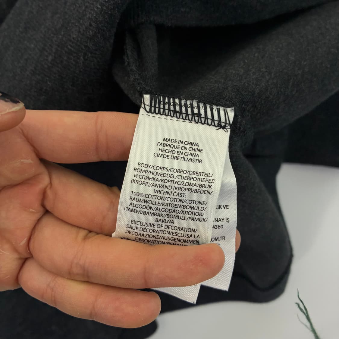 Polo  폴로 랄프로렌 자수 코튼 차콜 반집업 니트 상품이미지6