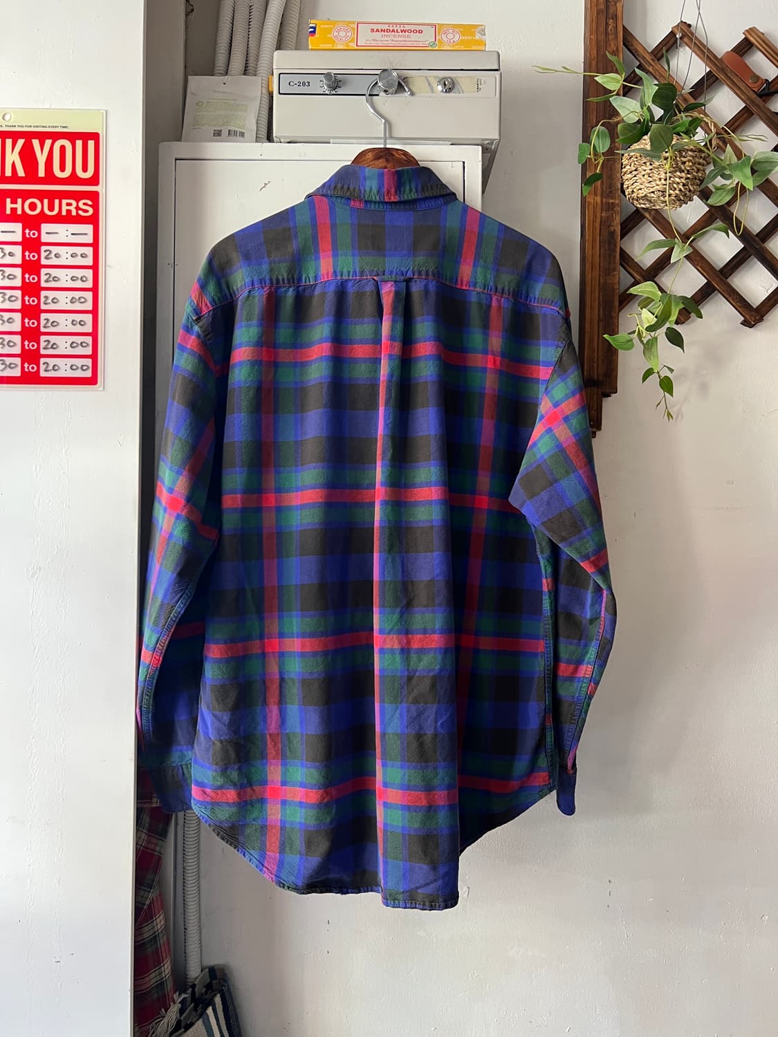 [L]90's GAP 올드 갭 싱글포켓 체크셔츠 상품이미지7