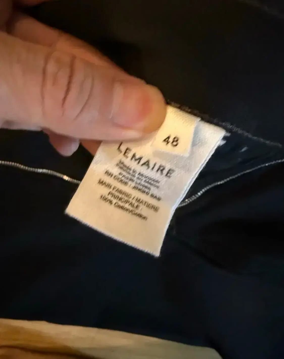 르메르 심리스 진 블랙 48 상품이미지5