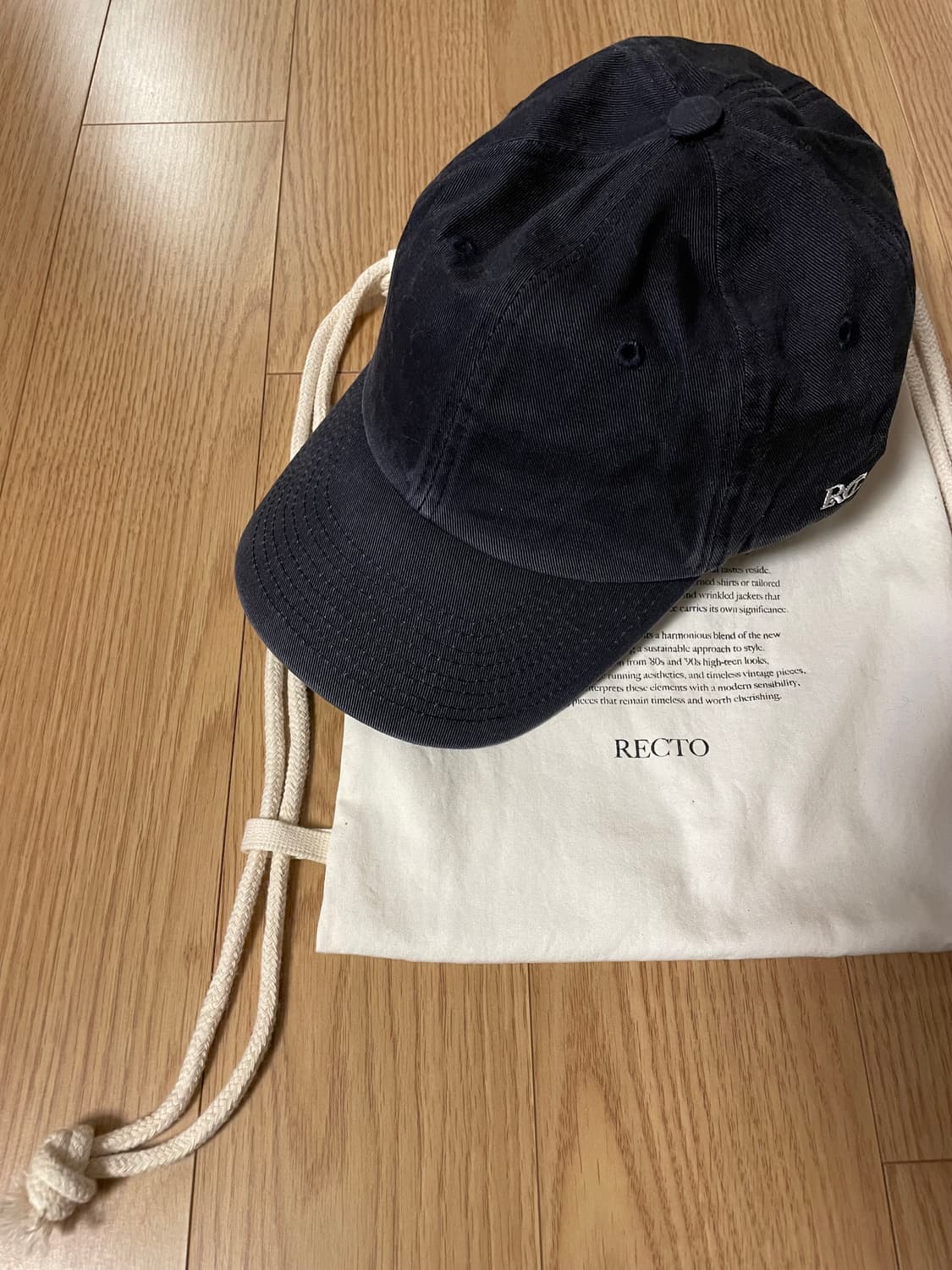 Recto 로고 캡 상품이미지7