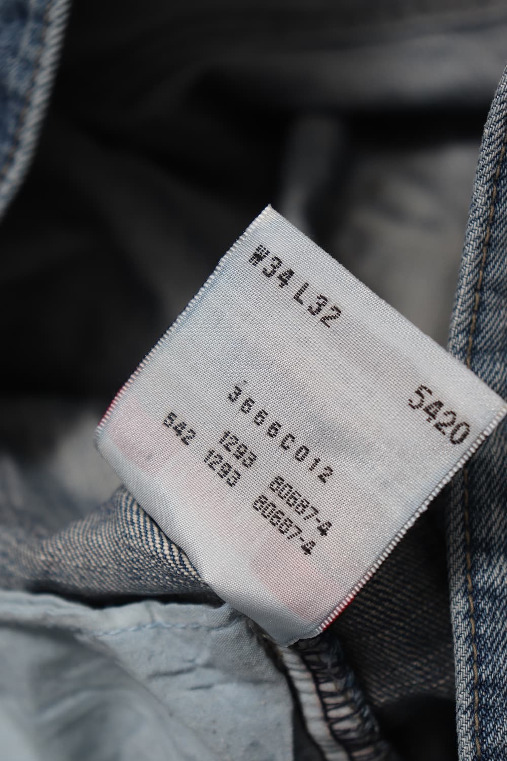 90s 리바이스 USA MADE 빅 버팔로 데님 팬츠 size 36 상품이미지7