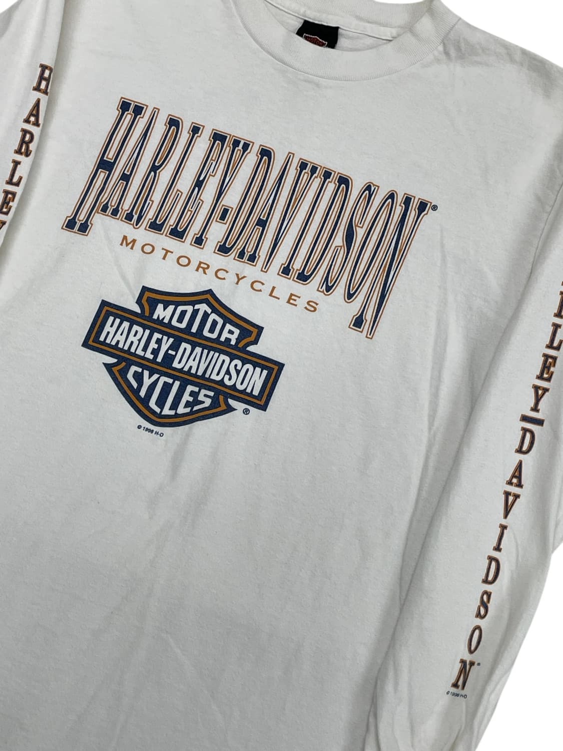 [M] 90s made USA 할리데이비슨 롱 슬리브 긴팔 티셔츠  상품이미지4