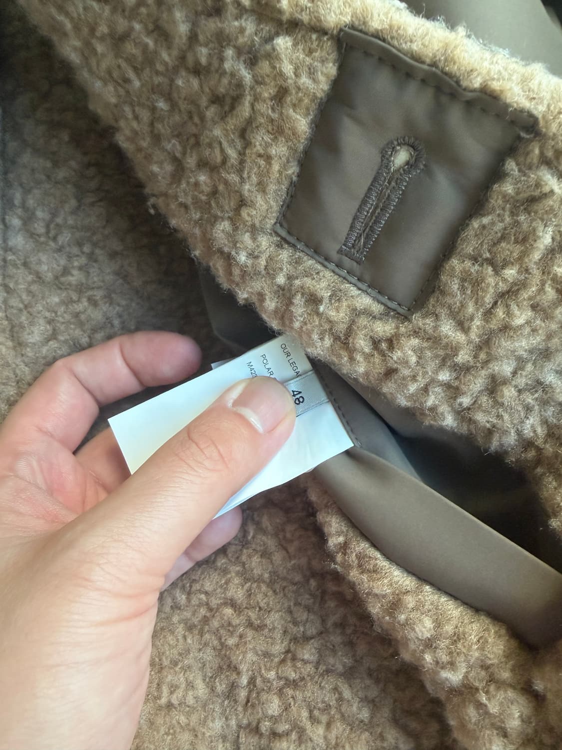 [48/100-103] 아워레가시 폴라코트 브라운 상품이미지5