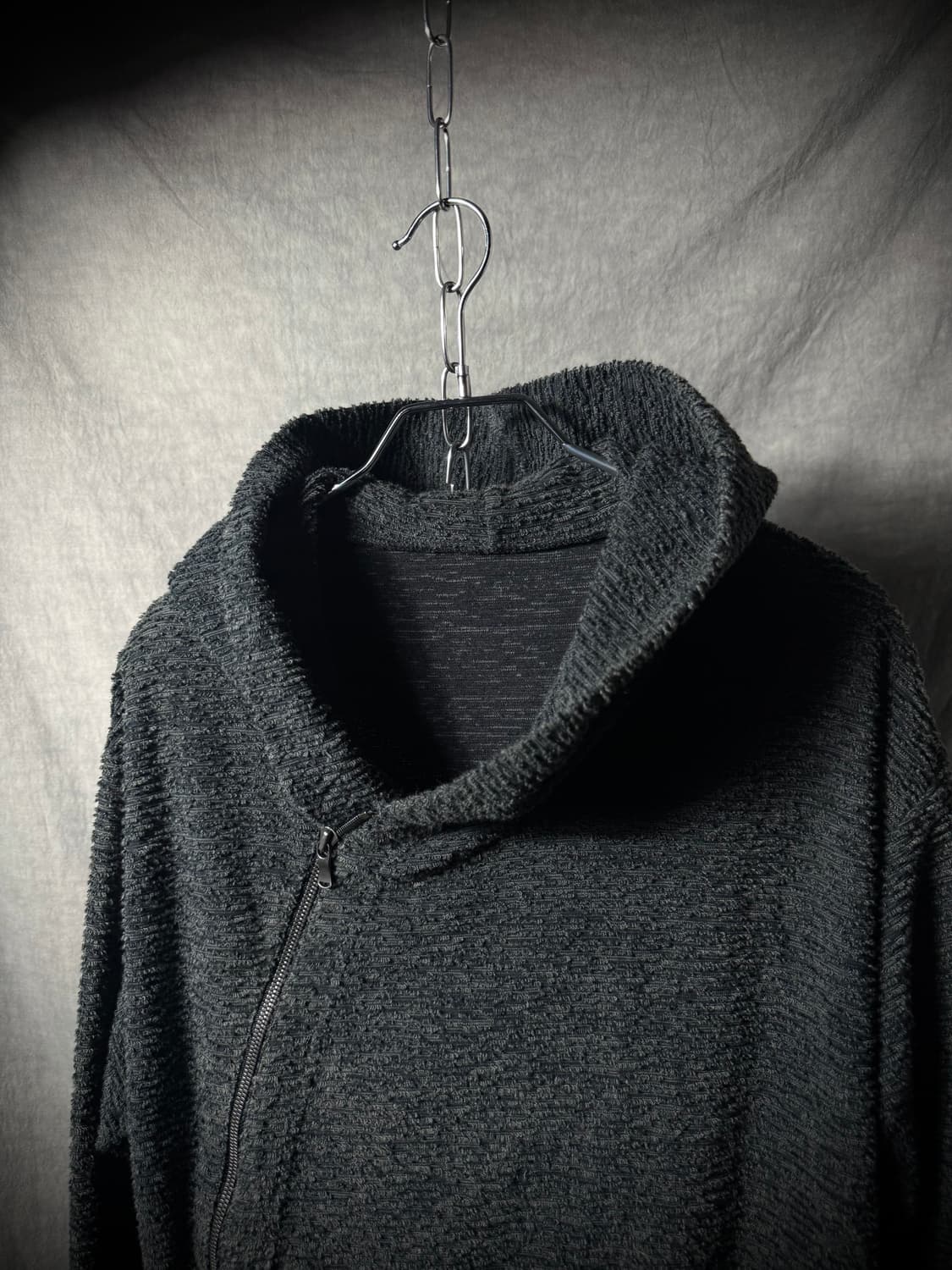 The Viridi-Anne Asymmetric Hooded Zip-Up 상품이미지3