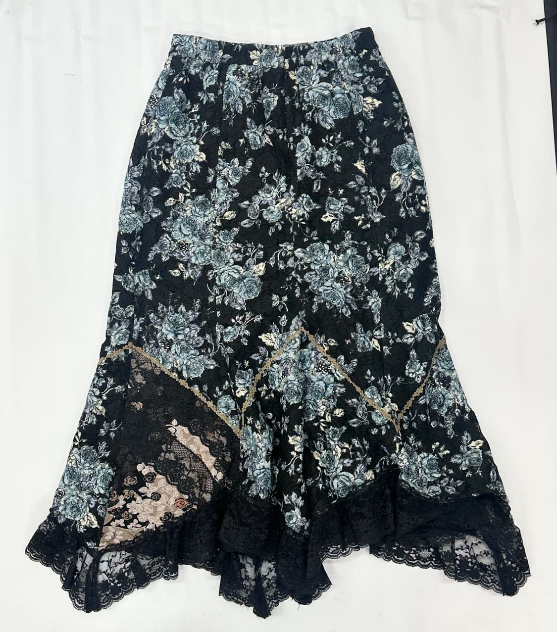 🖤양산형 지뢰계 고딕풍 레이스 스커트🖤 롱스커트 공겜여주 고스로리 상품이미지3