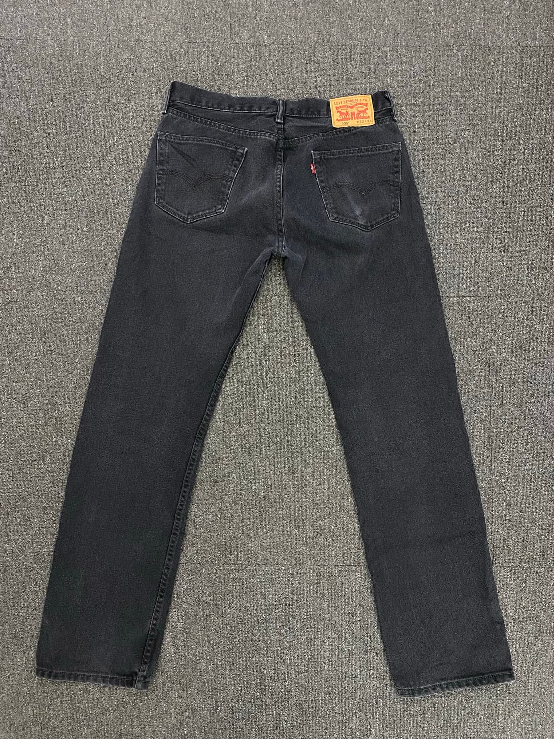 Levis 리바이스 505 흑청 데님팬츠 상품이미지5