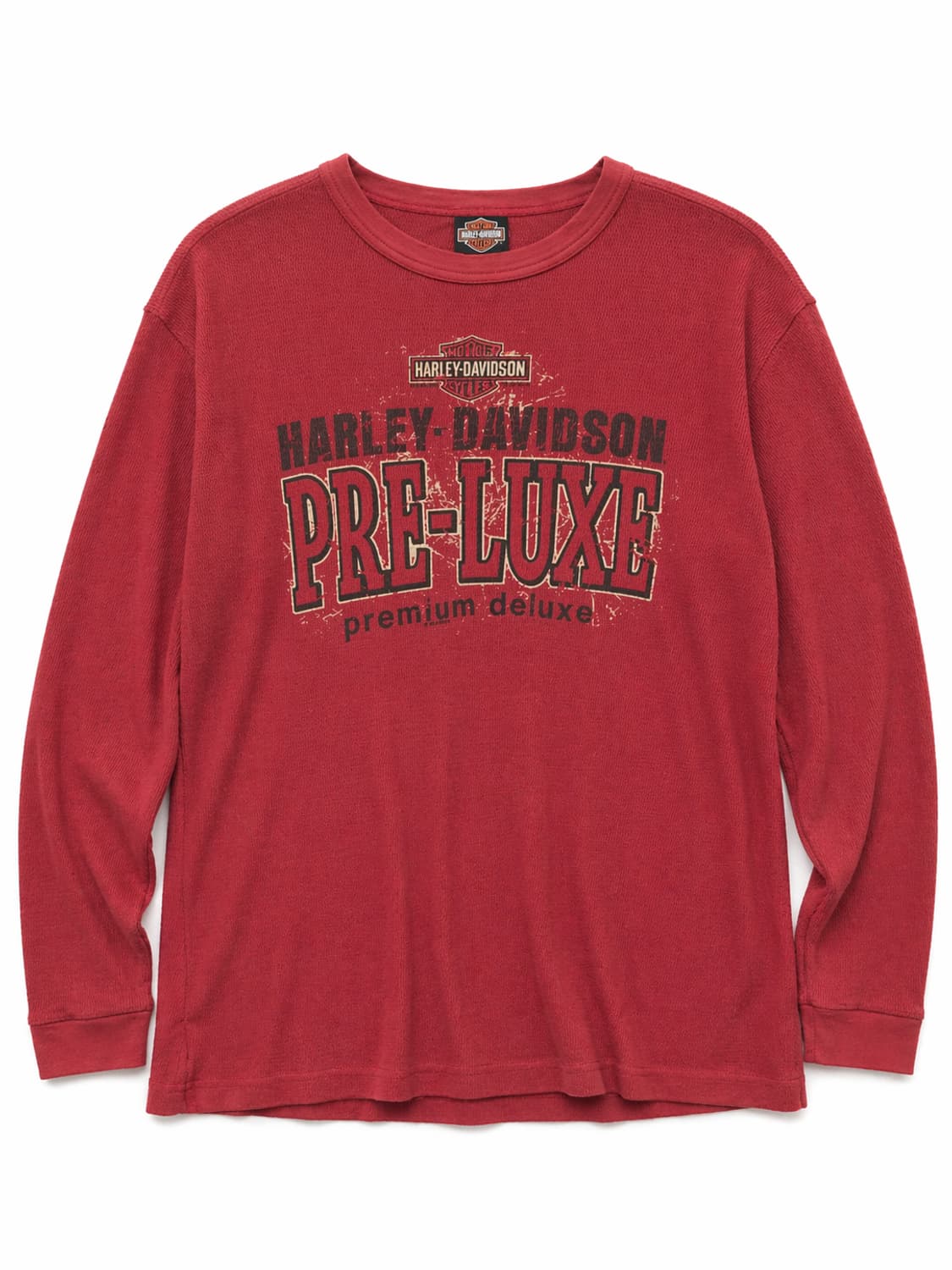 할리데이비슨 프레럭스 긴팔 티셔츠 레드 상품이미지1