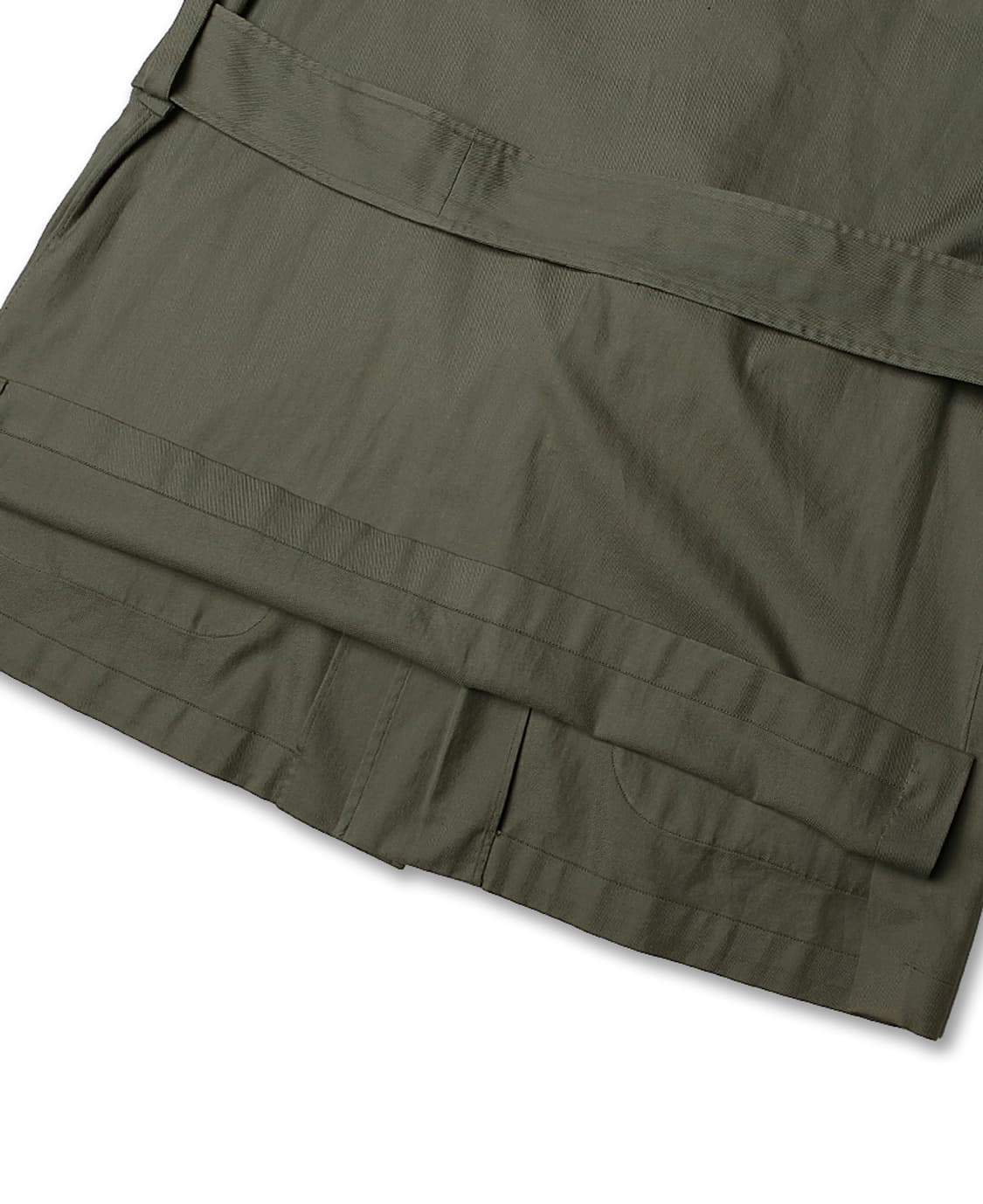 드 페트릴로 [De Petrillo] 카키 코튼 클래식 벨티드 자켓 상품이미지6