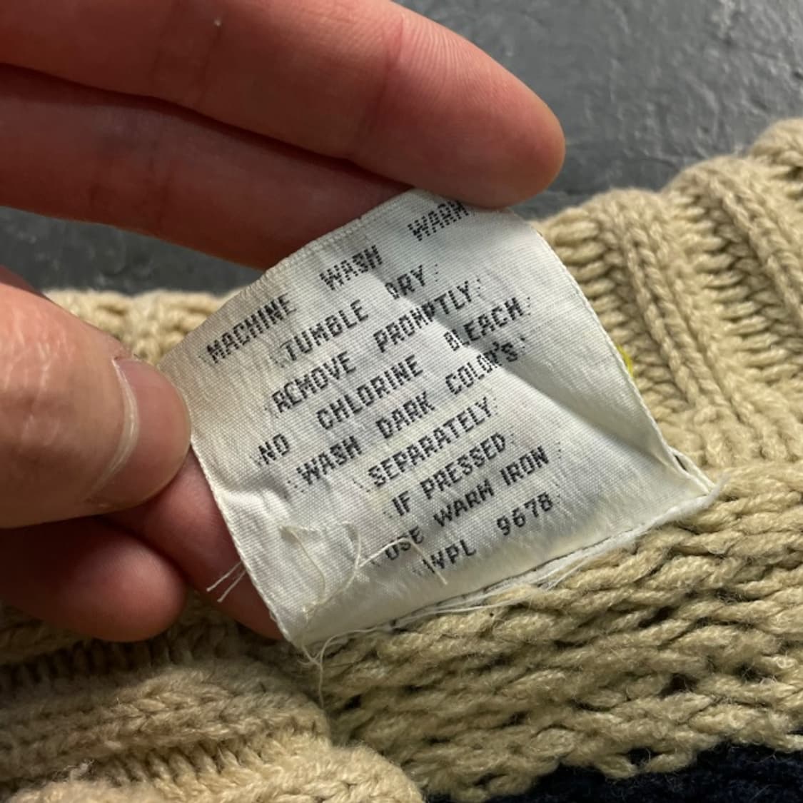 100 빈티지 코위찬 니트집업 상품이미지4