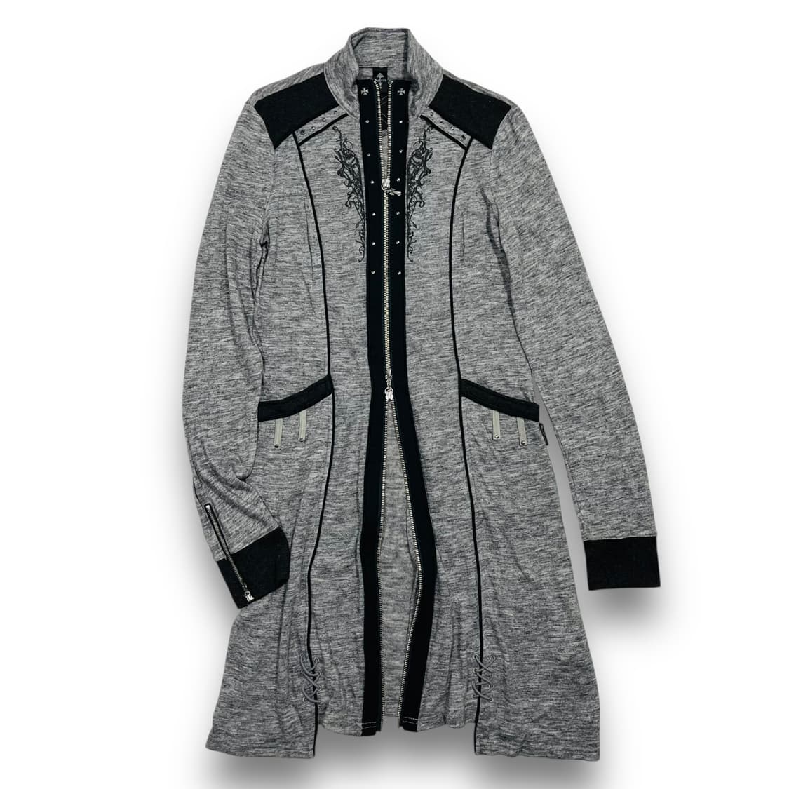 Ozz Croce Punk Stud Tribal Dress Jacket 상품이미지2