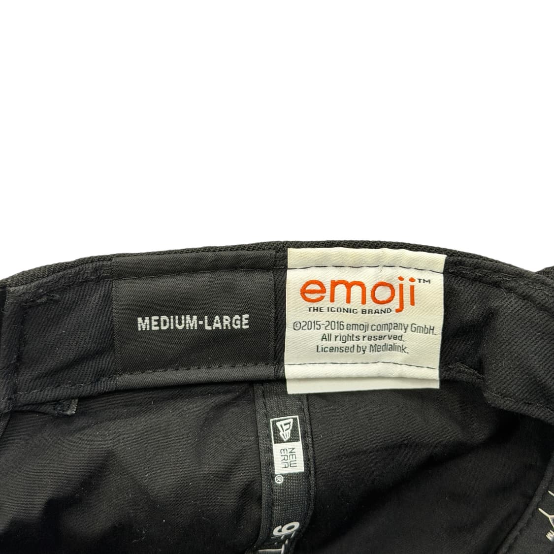 뉴에라 빈티지 이모지 몽키 스냅백 모자 블랙 M-L 상품이미지4