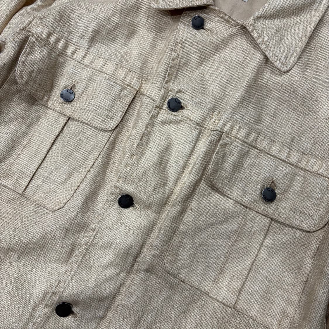 씨피컴퍼니 리넨 라이트 베이지 필드 자켓 상품이미지6