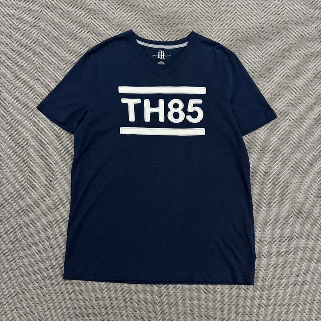 타미힐피거 아플리케 자수 티셔츠 v3122 상품이미지1