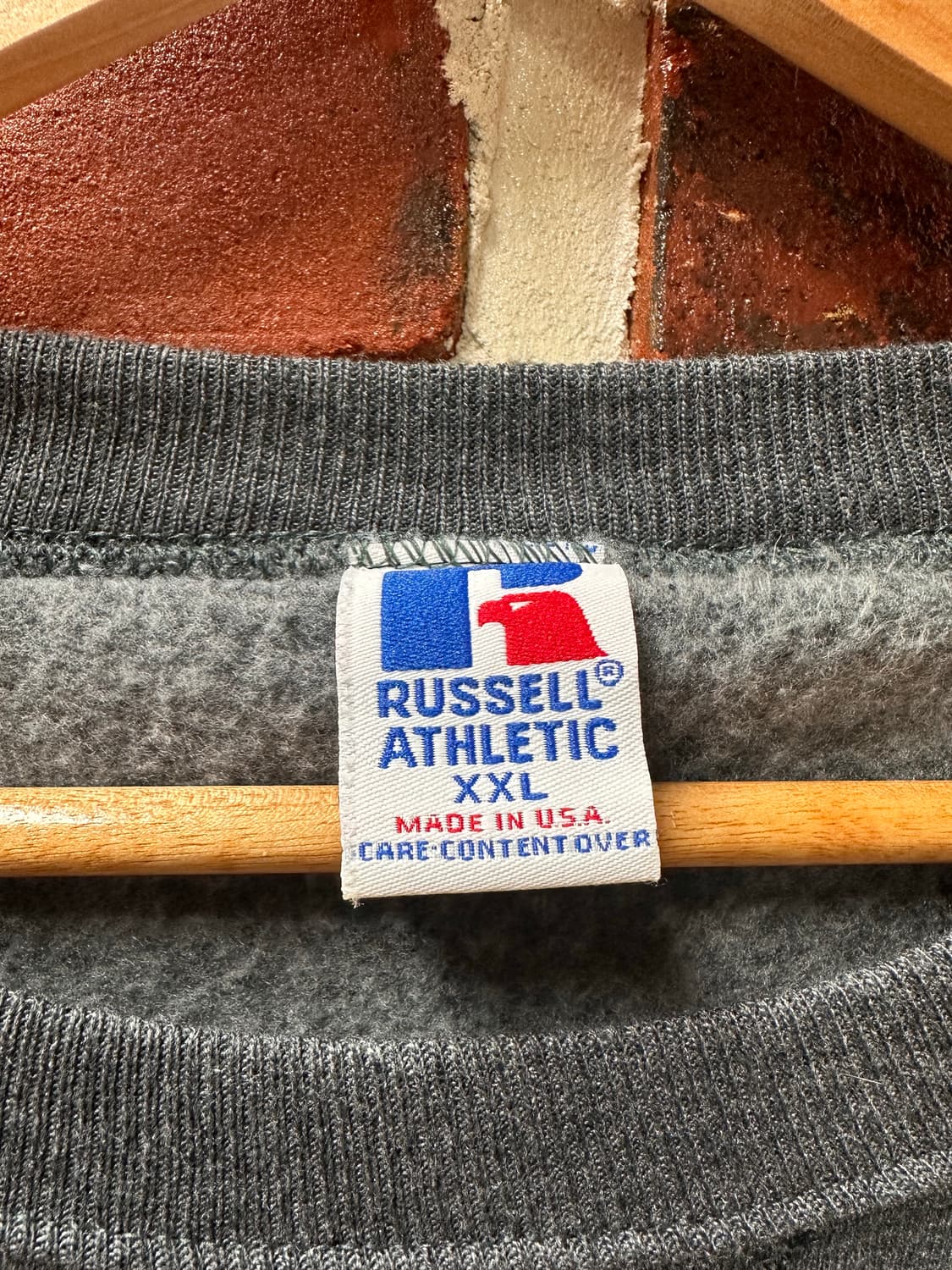 (2XL)90s 러셀  빈티지 맨투맨 그레이 상품이미지2