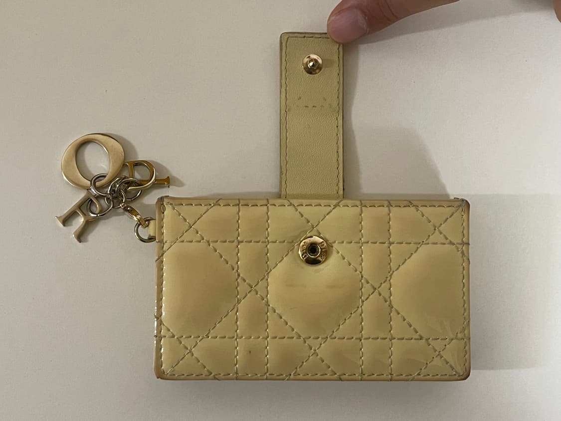 정품 디올 레이디 디올 까나쥬 카드지갑 상품이미지4