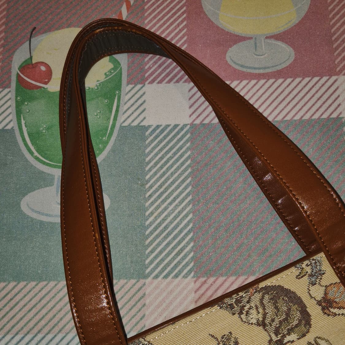 90s 도쿄 야마토야 피터 래빗 고블랭 빅 토트백 상품이미지9