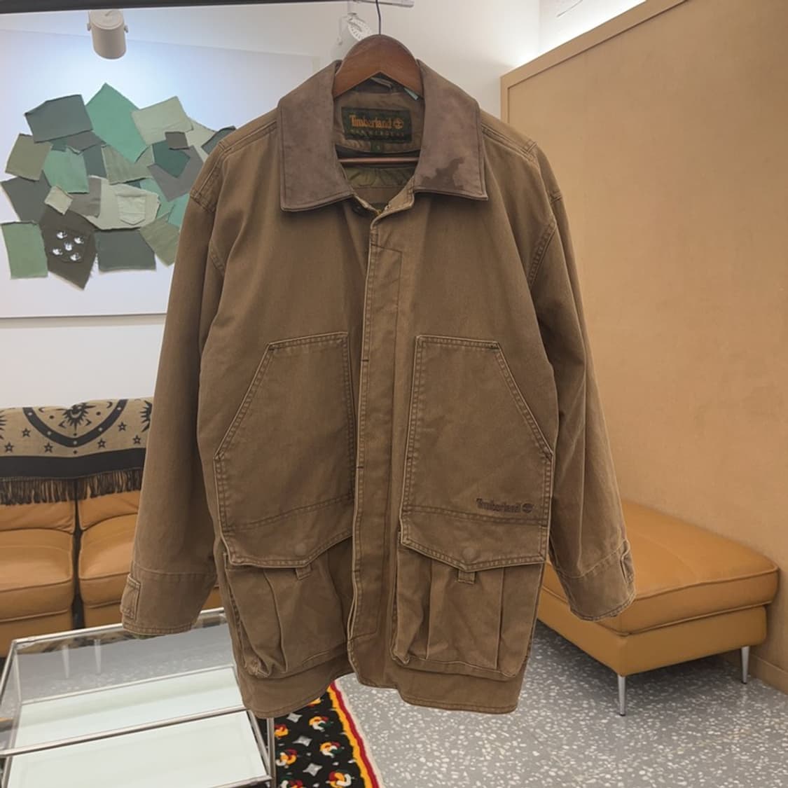 팀버랜드 빈티지 웨더기어 퀄팅 내피 카고 워크 자켓 C06811 상품이미지3
