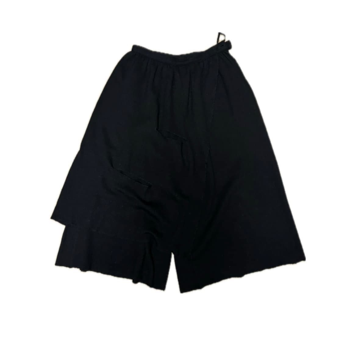 꼼데가르송 트리콧 랩스커트 팬츠 상품이미지1