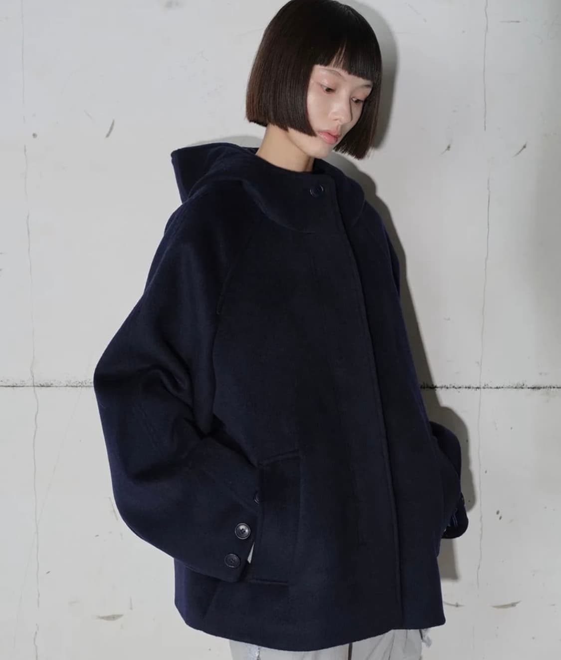 타입서비스 하프코트 네이비 상품이미지2