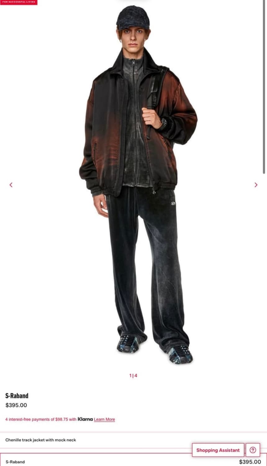 Diesel track jacket 상품이미지2