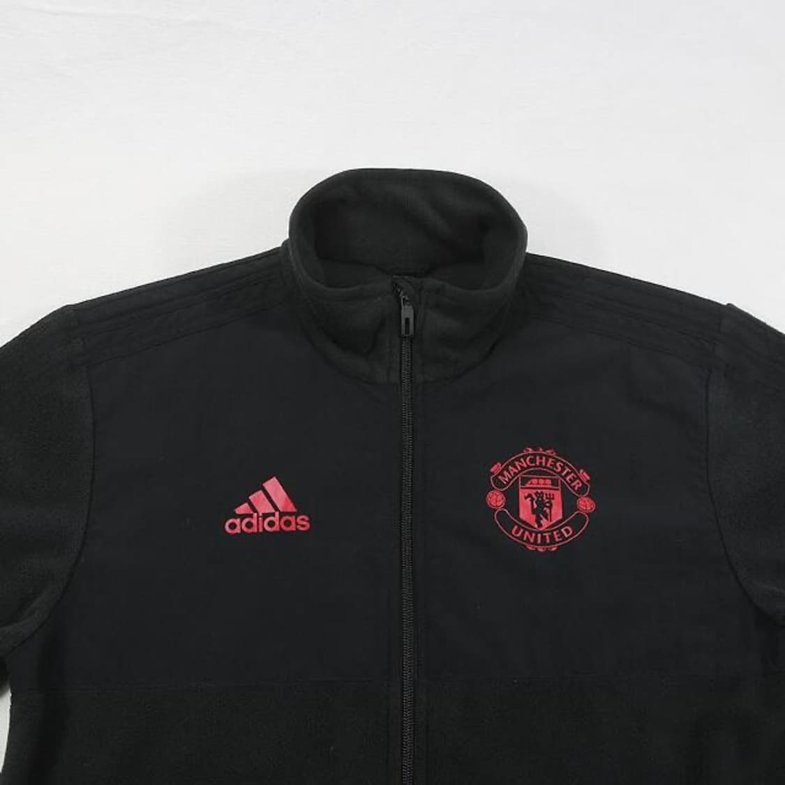 (착용컷) 아디다스 맨유 후리스 자켓 (남성용 M) 상품이미지5