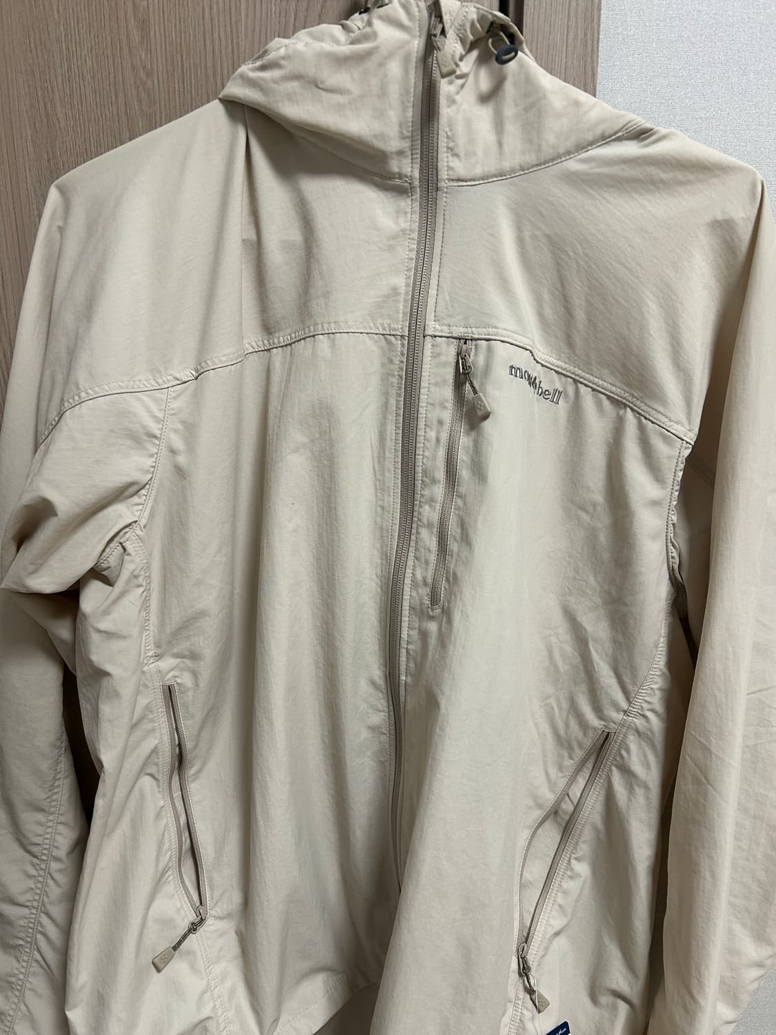 몽벨 재팬 바람막이 아이보리 상품이미지1