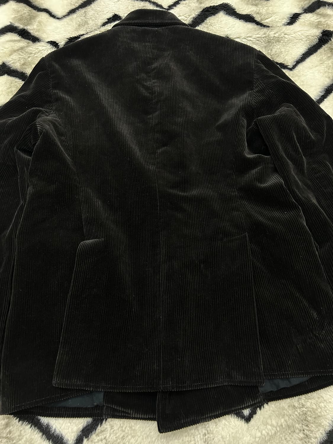 [M]POLO 진스 컴퍼니 코듀로이 더블 자켓/짙은브라운 상품이미지3